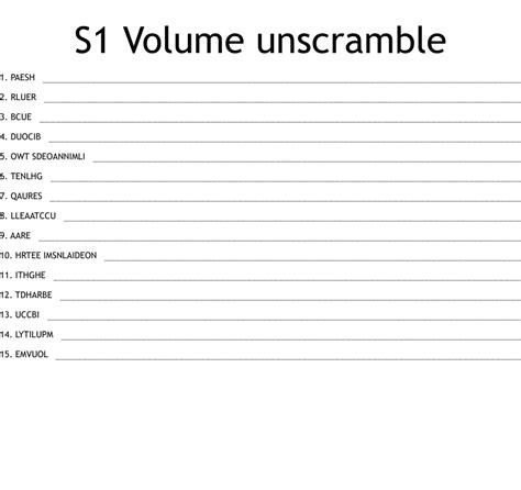 volume unscramble|Iba pa.